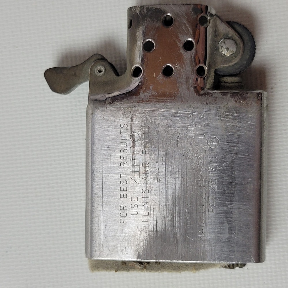 Vintage Zippo Chrome Lighter Bradford PA Pat 2517191 Windproof 1965 - Picture 9 of 11